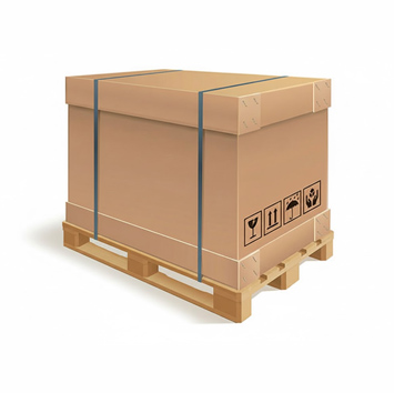 Heavy Duty Corrugated Box With Wooden Pallet